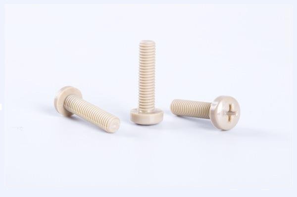 PEEK ネジ 丸頭 十字