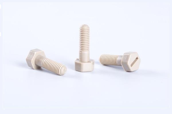 PEEK六角スロットネジ