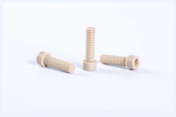 PEEK六角穴付き十字ネジ