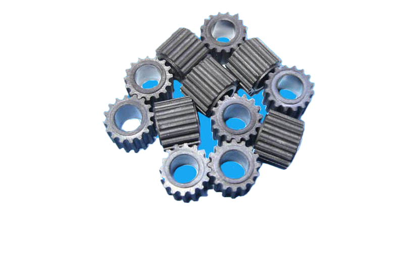 PEEKベルトカバー固定軸プーリー