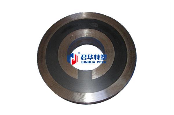 PEEK埋め込み射出成形耐摩耗ディスク