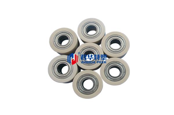 PEEKゴムコーティングベアリングローラー