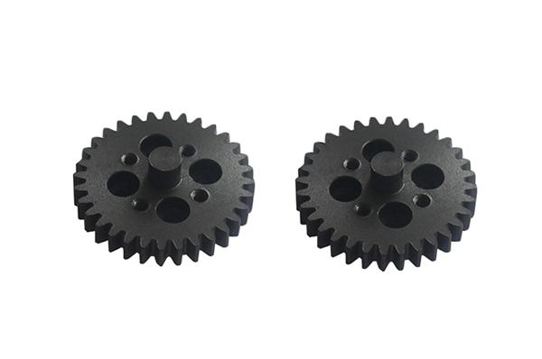 主スクリューの回転がPEEKギアを駆動します