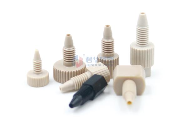 PEEK一体型高圧フィッティング