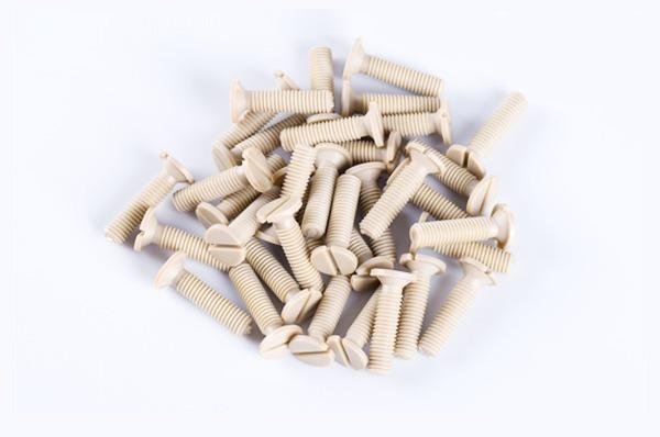 M2 PEEK 丸頭スロット付きネジ