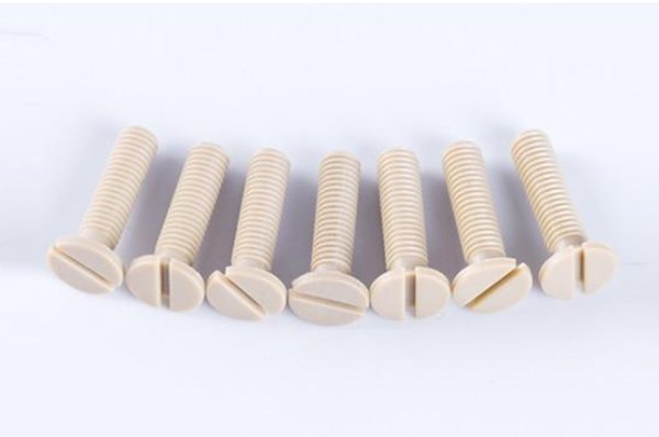 PEEK 沈頭スロット付きネジ