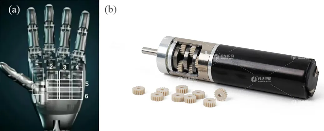 PEEKギアがコアレスカップモーターの駆動性能を再定義NO1-君華