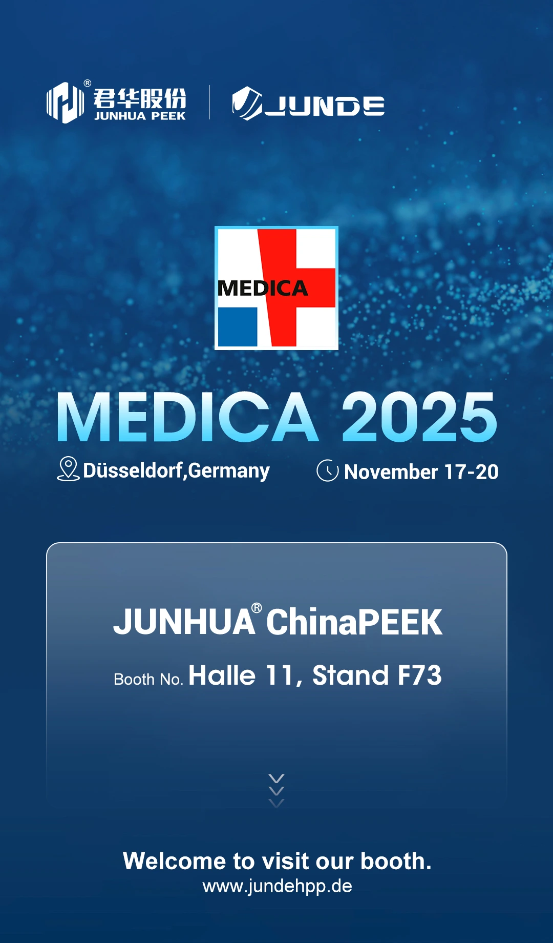 MEDICA 2025にて君華にお会いしましょう – ホール11、ブースF73!